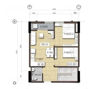 cho thuê căn shophouse 96m2 chung cư hacom galacity. phan rang - ninh thuận
