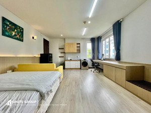 cho thuê căn studio sát chợ tân mỹ - đầy đủ nội thất - máy giặt riêng - cửa sổ thoáng q7