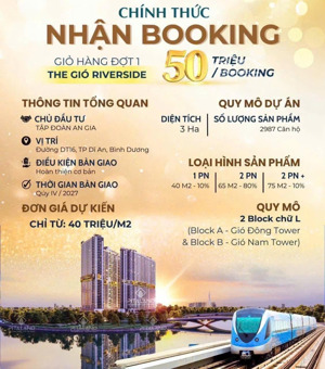 the gió riverside an gia căn hộ view sông, tiện ích đẳng cấp, giá cực tốt! chỉ từ 1ty6 0778973558