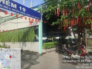 bán đất hẻm 19 đường hồ bá phấn , phước long a , quận 9 - cách mt đường chỉ 20m