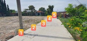 bán đất 1 sẹc nguyễn thị thọ tt đức hoà siêu đẹp, sổ hồng, dân đông 990 triệu/ nền