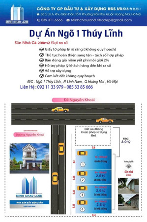 bán đất có nhà cấp 4 tại ngõ 1 thúy lĩnh, lĩnh nam, hoàng mai, hà nội. 0921133979