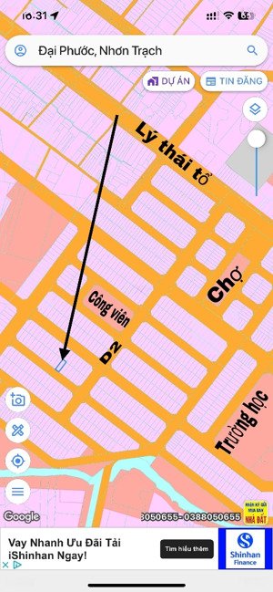 bán đất tại khu tái định cư xã đại phước, 3,45 tỷ, 140m2 hàng hot