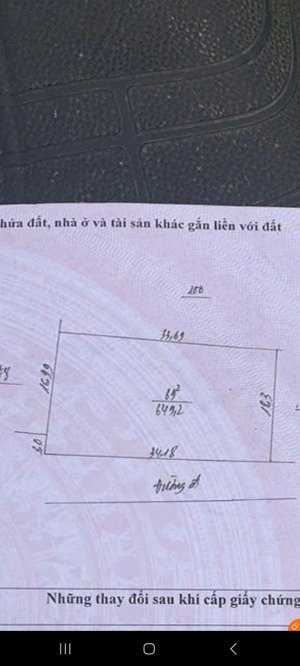 chỉ hơn 5 triêu/m2 sở hữu ngay lô đất 650m2 mặt tiền lên đến 35m, p. xuân khanh, tx. sơn tây