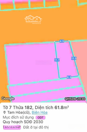 bán nr 1pn, 1wc, 61.8m2, giá cực chất 8,5 tỷ tại dã tượng, bình đa, biên hòa, đồng nai