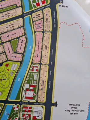 bán gấp lô đất nhà phố kdc conic 13b mặt tiền nguyễn văn linh. 8x18 sổ hồng. giá 8ty5 chốt