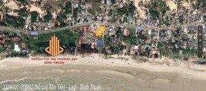 khai xuân đầu năm bán lỗ 5500m2(1200m2 tc) giáp biển tân tiến - lagi - bt
