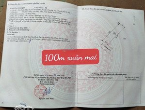 bán gấp đất đẹp tại đường xuân mai, thị trấn xuân mai, chương mỹ, hà nội, 2,7 tỷ, 100m2