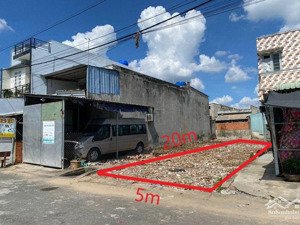 bán đất đường bà triệu, hóc môn 100m2 - 1,6 tỷ - sổ hồng riêng