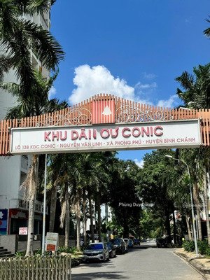 bán nền đất đường 3b khu dân cư conic phong phú bình chánh