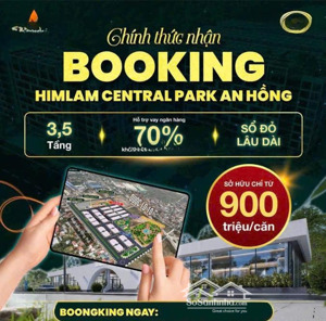 chỉ từ 600tr sở hữu ngay biệt thự liền kề, shophouse 3,5 tầng 60-67,6m2 dự án him lam cental park