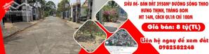 SIÊU RẺ- BÁN ĐẤT 3950M² ĐƯỜNG SÔNG THAO, HƯNG THỊNH, TRẢNG BOM – MT 14M, CÁCH QL1A CHỈ 100M