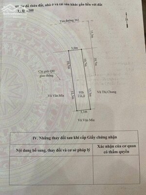 Chuyển nhượng lô đất 116m2 ngang 5m mặt đường Tl 362 Minh Tân Kiến Thụy