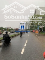 bán nhà mặt đường nguyễn văn linh gần ngã 4 phúc tăng, dt 82m2, ngang 4.05m vuông vắn, nhà 1 tầng