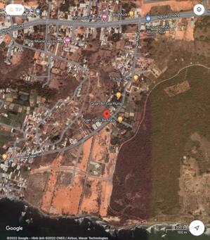 Bán đất mặt tiền đường Hàn Mặc Tử Phường Phú Hài Phan Thiết DT 2314m2 Hướng Đông Nam giá 12tr/m2