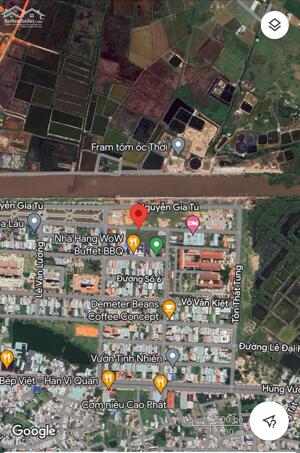 Bán 734m2 đất Thổ cư View Công Viên + View Sông Phú Hài mặt tiền đường Hoàng Văn Thái KDC Hùng Vương TP Phan Thiết giá 21 tỷ