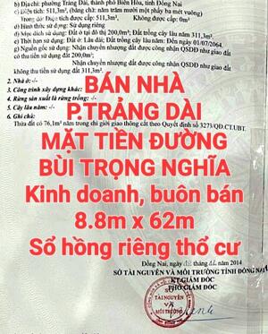 BÁN RẺ NHÀ MẶT TIỀN ĐƯỜNG TRẦN VĂN XÃ, 1TRỆT 1LẦU, SỔ HỒNG RIÊNG THỔ CƯ