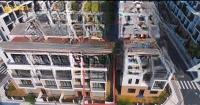 bán nhà phố góc 2 mặt tiền, công viên t&t milenium 8x16m, gía 6tỷ7 full 100%