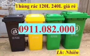 Ở Cần thơ chuyên bán thùng rác giá rẻ? thùng rác 120 lít 240 lít 660 lít giá sỉ- lh 0911.082.000
