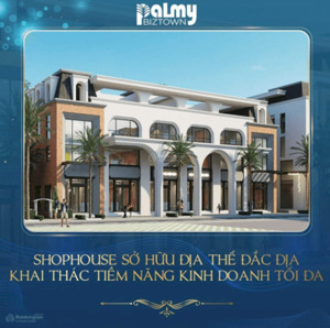 Căn góc Palmy Biztown – 80m² – giá 150tr/m² – biên lợi nhuận 3–5 tỷ chỉ sau 1 năm