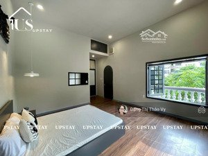 căn hộ 1 phòng ngủ 45m2, balcony view xanh, cho thú cưng ngay vx dân chủ, gần hà đô, bv bình dân