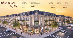 bán shophouse tại majestic city, 60 triệu / m2, 95 m2, nhân hòa, mỹ hào, hưng yên