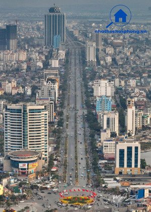 cho thuê nhà mặt đường tuyến 2 lê hồng phong gần phượng chi, dtsd 750m thông sàn có thang máy, pccc