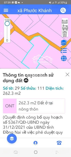 đất thổ cư thuộc khu dân cư hiện hữu xã phước khánh, nhơn trạch, đồng nai