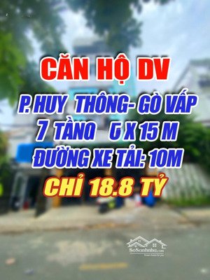 ngộp bank 15 tỷ, bán gấp 18 tỷ - giảm sốc 2,4 tỷ siêu phẩm tòa nhà chdv 7x15 m