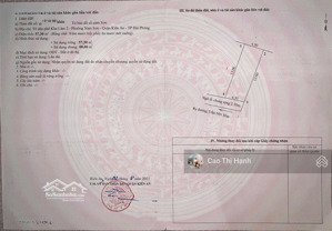 57.3m2 đất ngõ 423 trần nhân tông, kiến an - cách mặt đường chính 70m