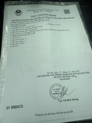 bán đất thổ cư 151m tại trung tâm xã hà hồi - gần trường học và ngã 3 đường lớn!