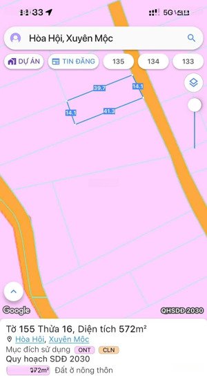 đất đẹp hoà hội - xuyên mộc - brvt