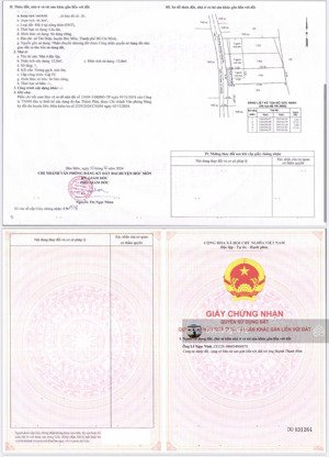bán 3 lô liền kề, tân hiệp, hóc môn, sổ riêng từng lô, 5x16=80m2, giá 1.85 tỷ