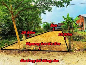 bán đất 148.3m2 tại xã đại hiệp, đại lộc, quảng nam, giá 750 triệu vnd