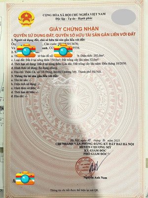 siêu hot .cc gửi bán lô đất, 202m2, tại xóm cả, tốt động, chương mỹ hà nội. gía cực hiếm 1,75 tỷ