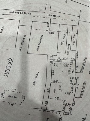 bán đất (nhà nát) lê thị hà, tt hóc môn, dt 190m2, giá 4tỷ 800 triệu, lh 0935.528.940 vinh
