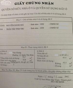 HXH thông Văn Chung, 41m2, cho thuê 8 triệu/M, 4ty6