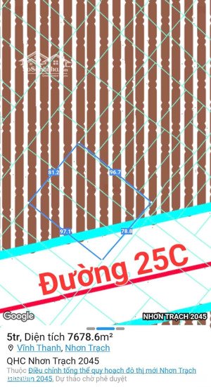chủ kẹt gửi bán miếng đất mặt tiền đường 25c giá đầu tư
