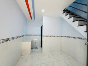bán nhà 1 trệt 1 lầu giá 495 triệu, mỹ hạnh nam, đức hòa, long an lh 0877 708 708