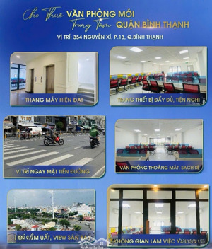 cho thuê mặt bằng tầng - toà nhà văn phòng tại bình thạnh