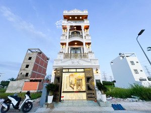 bán nhà tân cổ điển 80m2 kdc cao tầng đồng bộ lê văn lương phước kiển nhà bè gần quận 7