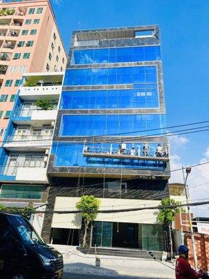 khu sân bay hoàng hoa thám tân bình cho thuê toà nhà mới xây 8x40m 2 hầm 6 tầng 220tr