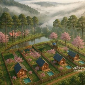 bán căn bungalow tại măng đen view săn mây giá rẻ
