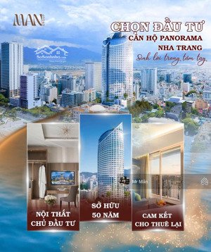 bán căn hộ du lịch panorama nha trang tầng 36 view phố đẹp, giá chỉ 1.7 tỷ full nội thất cđt