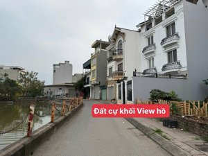 cần bán đất đấu giá cự khối long biên hà nội view hồ công viên.