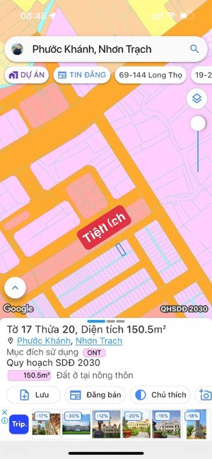 bán đất nền tại phạm thái bường, khu tđc phước khánh, nhơn trạch, đồng nai, 2,95 tỷ, 150,5 m2
