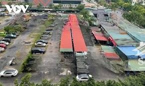 cho thuê mặt bằng đất kinh doanh tại linh đàm mọi loại mô hình kinh doanh giấy tờ đầy đủ 0913319386