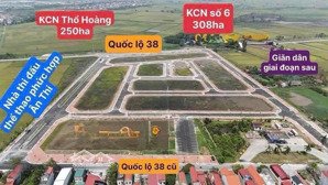 chính chủ bán lô đất đấu giá mặt ql 38 thị trấn ân thi - hưng yên 6.5 tỷ