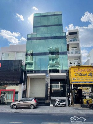 bán toà 7 tầng mặt tiền lạc long quân, phường 9, tân bình. dt: 8,05m x 21m, hdt: 130tr/tháng