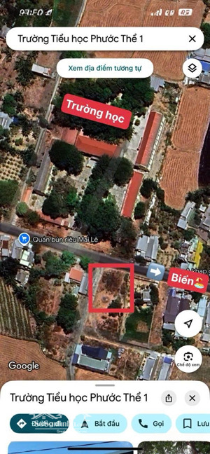 giá nào cũng bán! lô đất full thổ cư đối diện trường học, giáp đường nhựa qh 29m, 5 phút tới biển